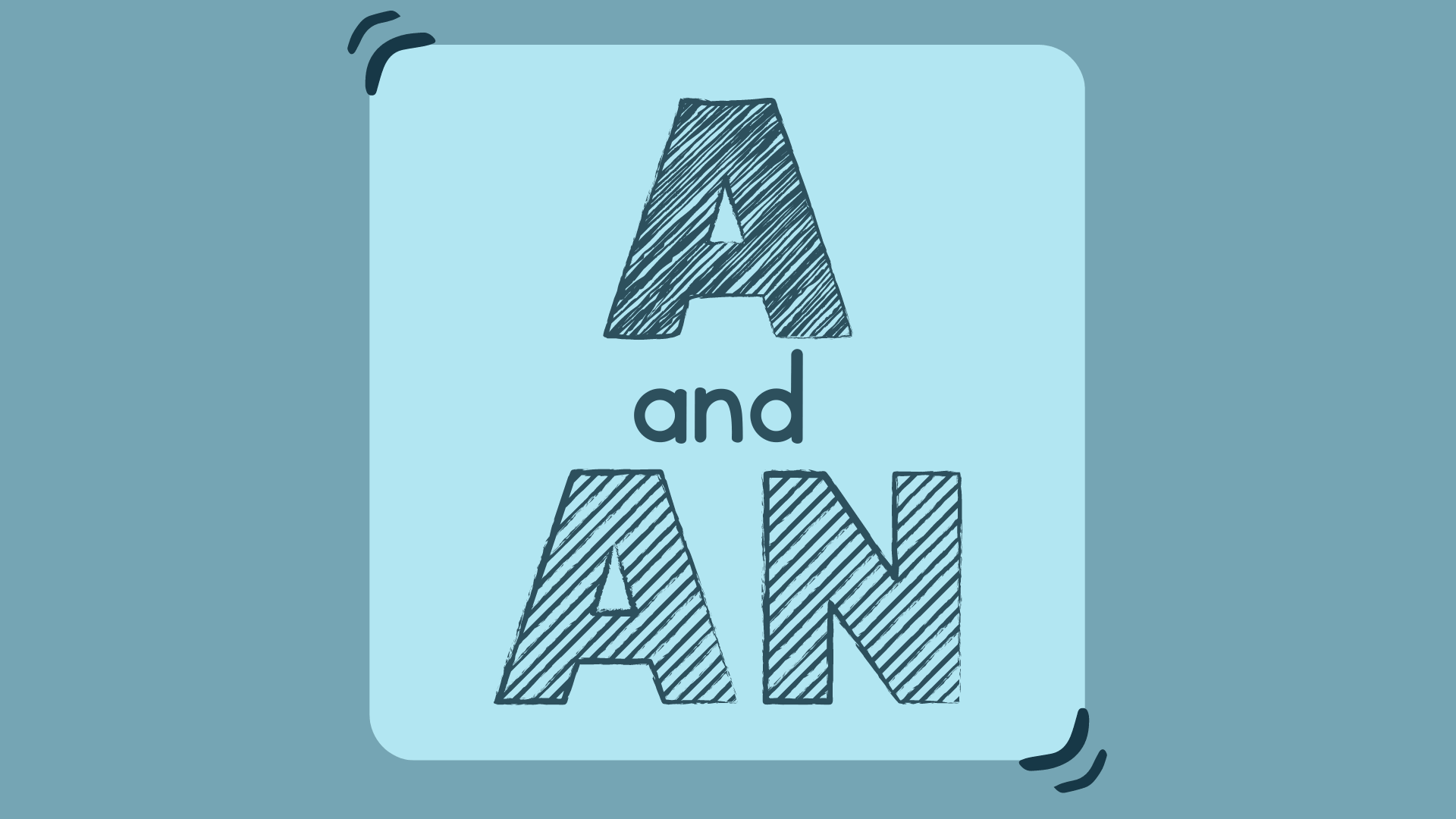 A and AN