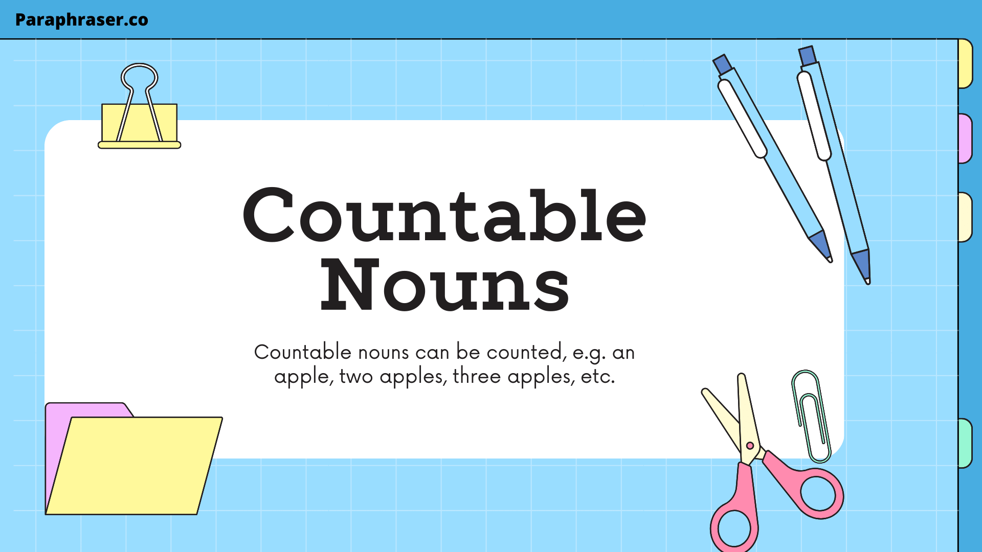What are Countable Nouns