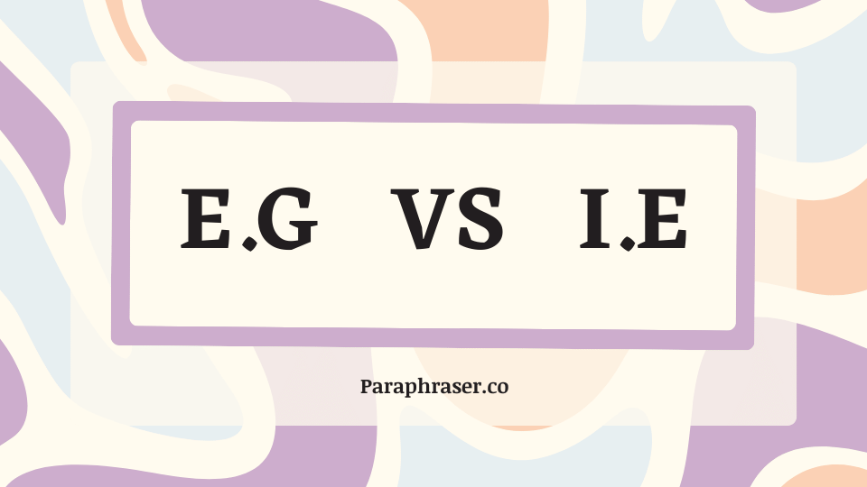 e.g vs i.e