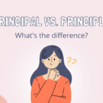 Principal vs principle