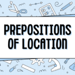 prepositions of location